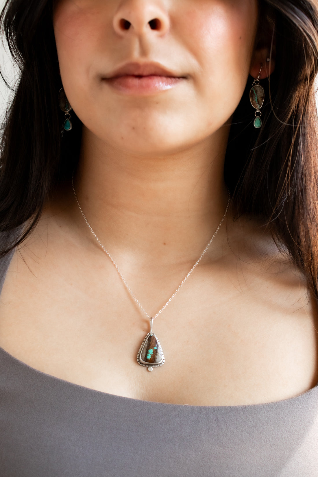 Royston Ribbon Turquoise Necklace no.1