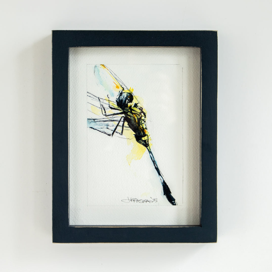 Yellow Dragonfly #1 | 7x9