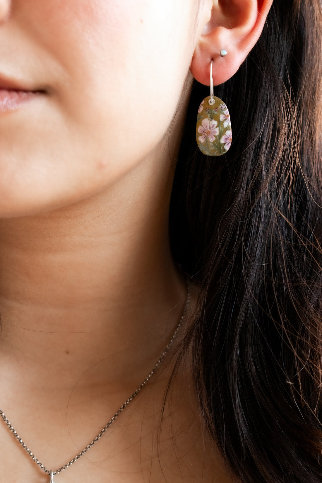 Cosmos Enamel Earrings