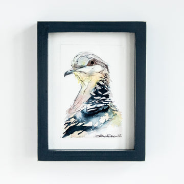 Dove Side Profile Watercolor | 7x9