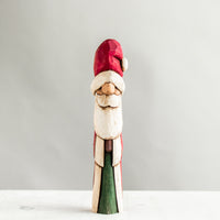 Carved Santa | Red/Green