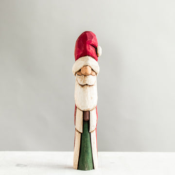 Carved Santa | Red/Green