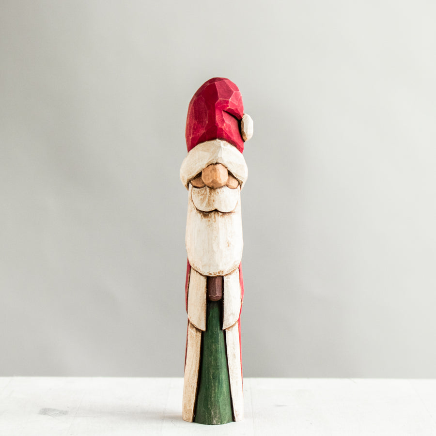 Carved Santa | Red/Green