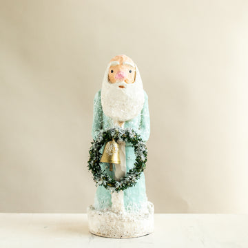 Santa Claus w/ Wreath | Blue