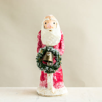 Santa Claus w/ Wreath | Red
