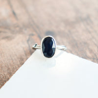 Size 7.25 | Sapphire Twig Ring