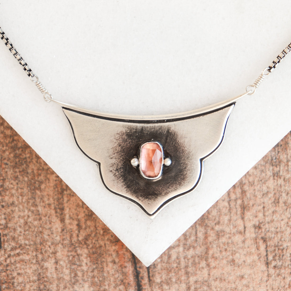 Arabesque Pink Tourmaline Necklace no.3