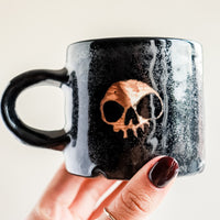 Triple Skull Black Mug no.2