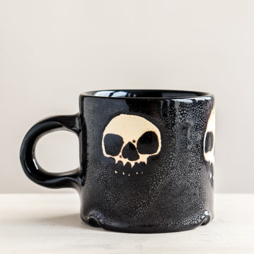 Triple Skull Black Mug no.1