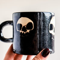 Triple Skull Black Mug no.1
