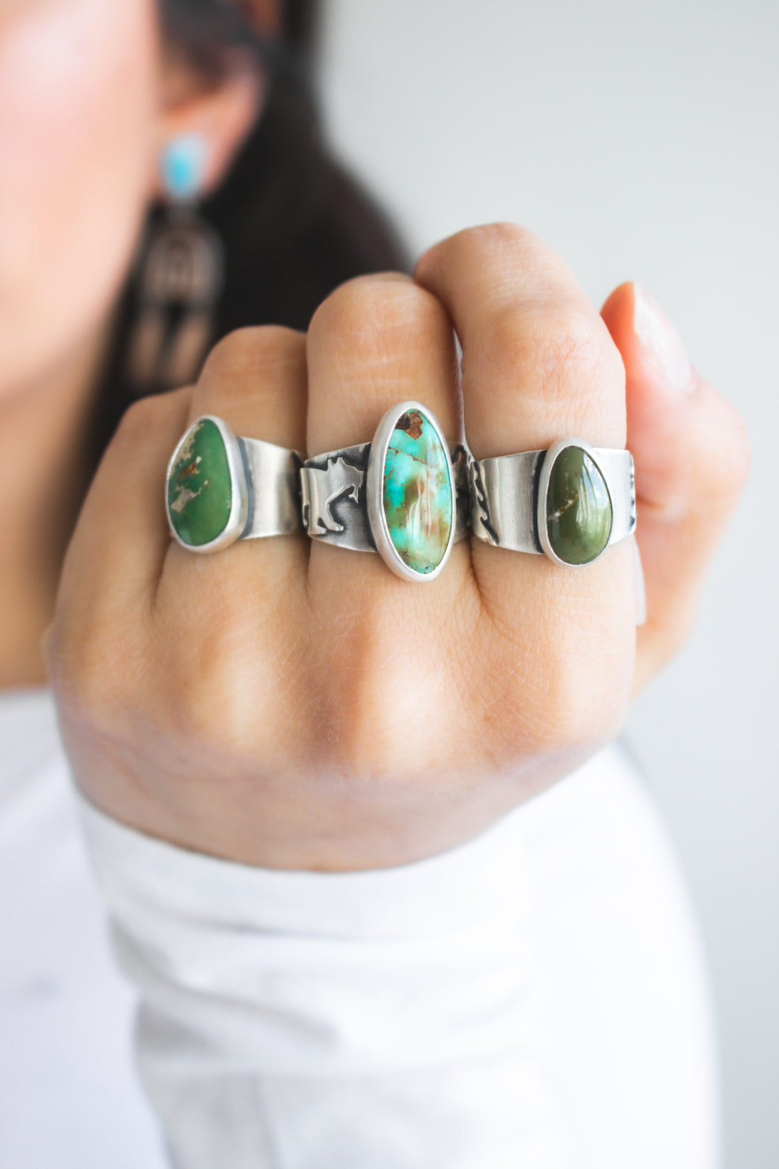 Size 9-9.25 | Royston Turquoise River Bears Ring