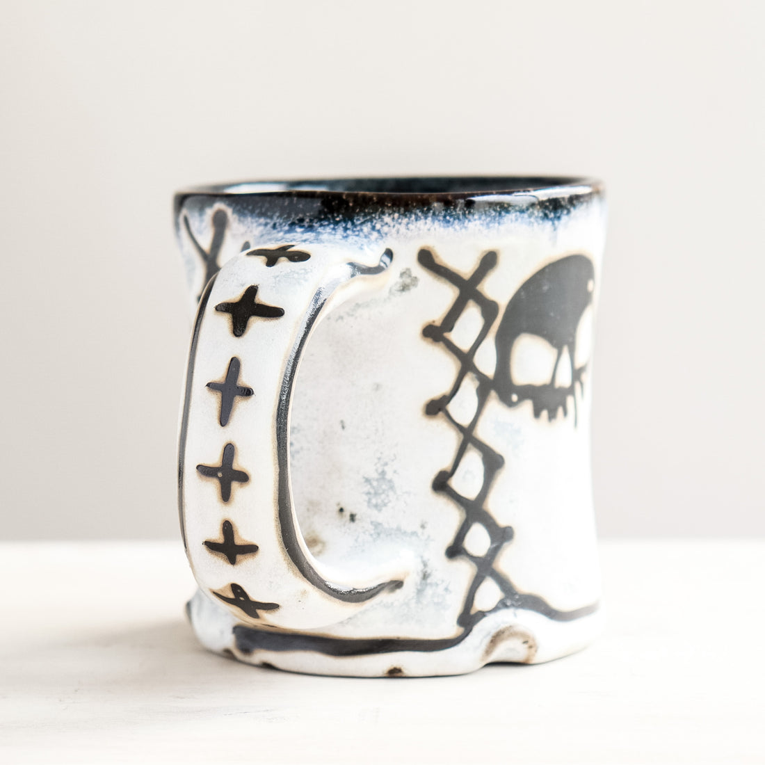 Lace-Up Skulls Mug