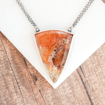 Iron in Quartz Necklace