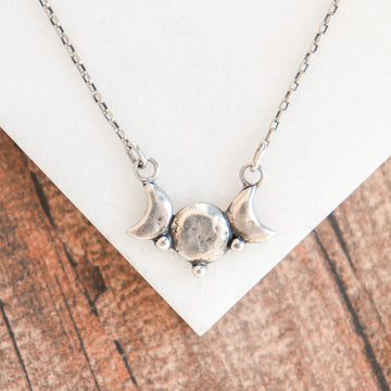 Moon Phase Charm Necklace