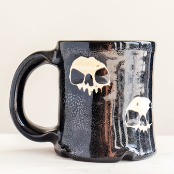 Quad Black Skull Mug