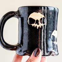 Quad Black Skull Mug