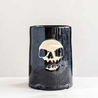 Single Black Skull Mug