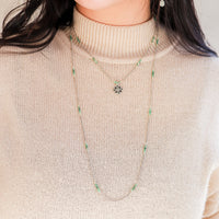 Green Beaded Necklace