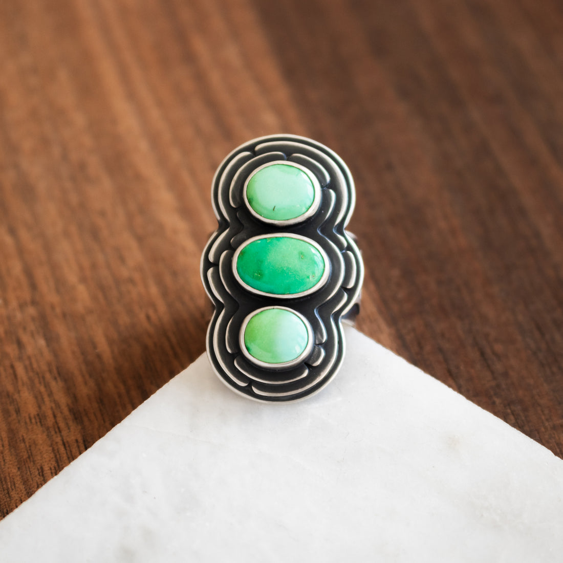 Size 9 | Emerald Valley Turquoise Jackrabbit Ring