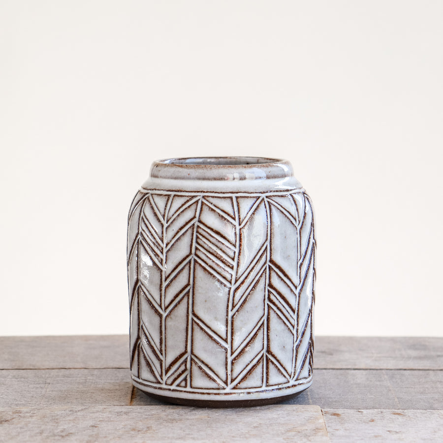 Chevron Vase