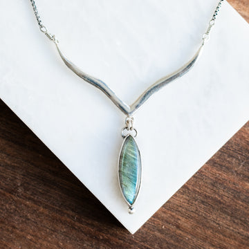 Labradorite Arabesque Necklace