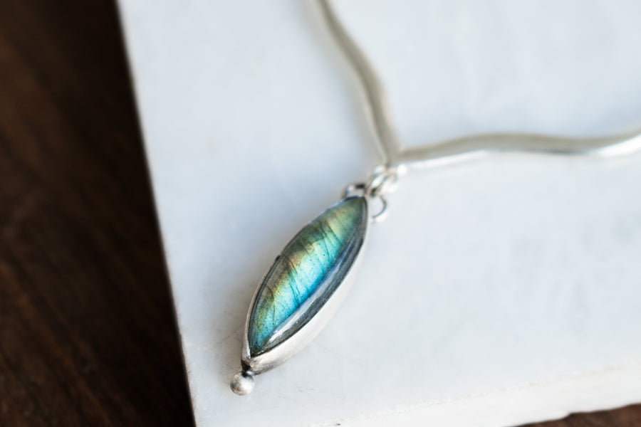 Labradorite Arabesque Necklace