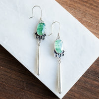 Mint Kyanite Meraki Dangle Earrings no.2