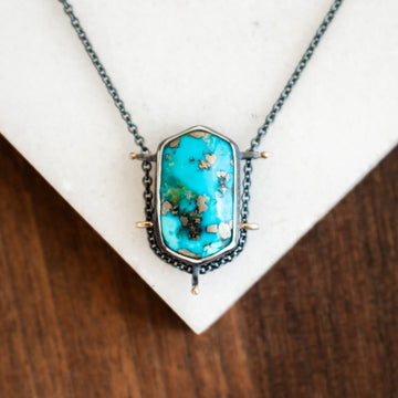Persian Turquoise 14k Necklace