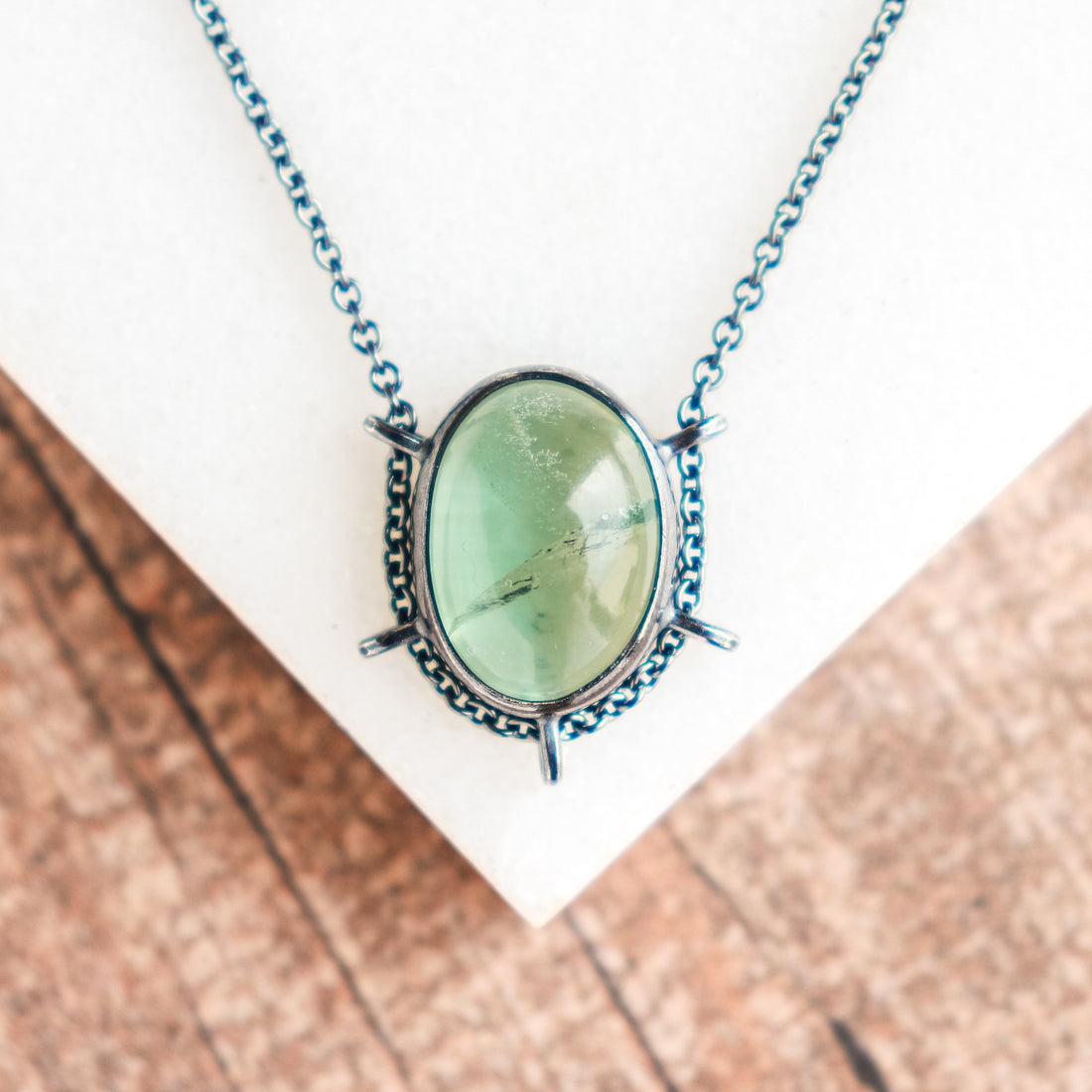 Flourite Path Necklace