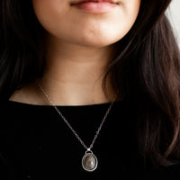 Small Petoskey Oval Necklace