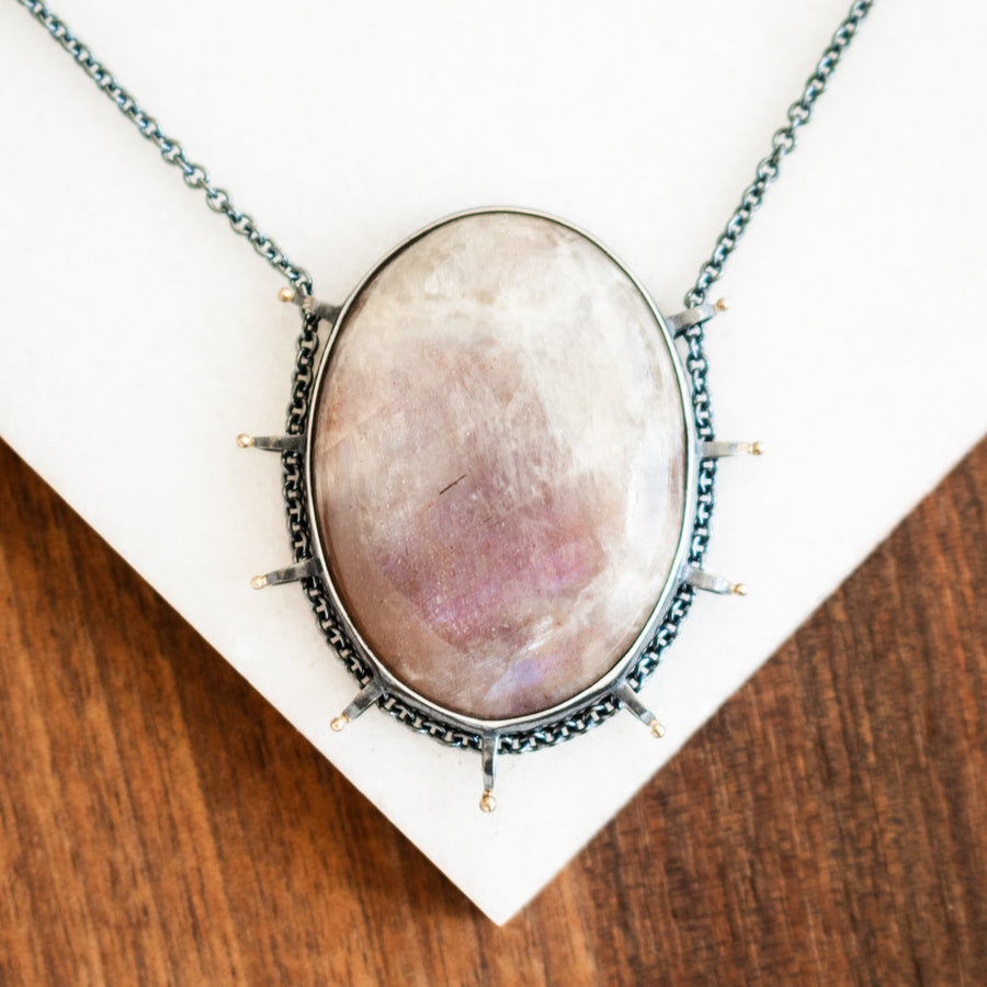Belomorite Oval Necklace