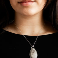 Petoskey Teardrop Necklace
