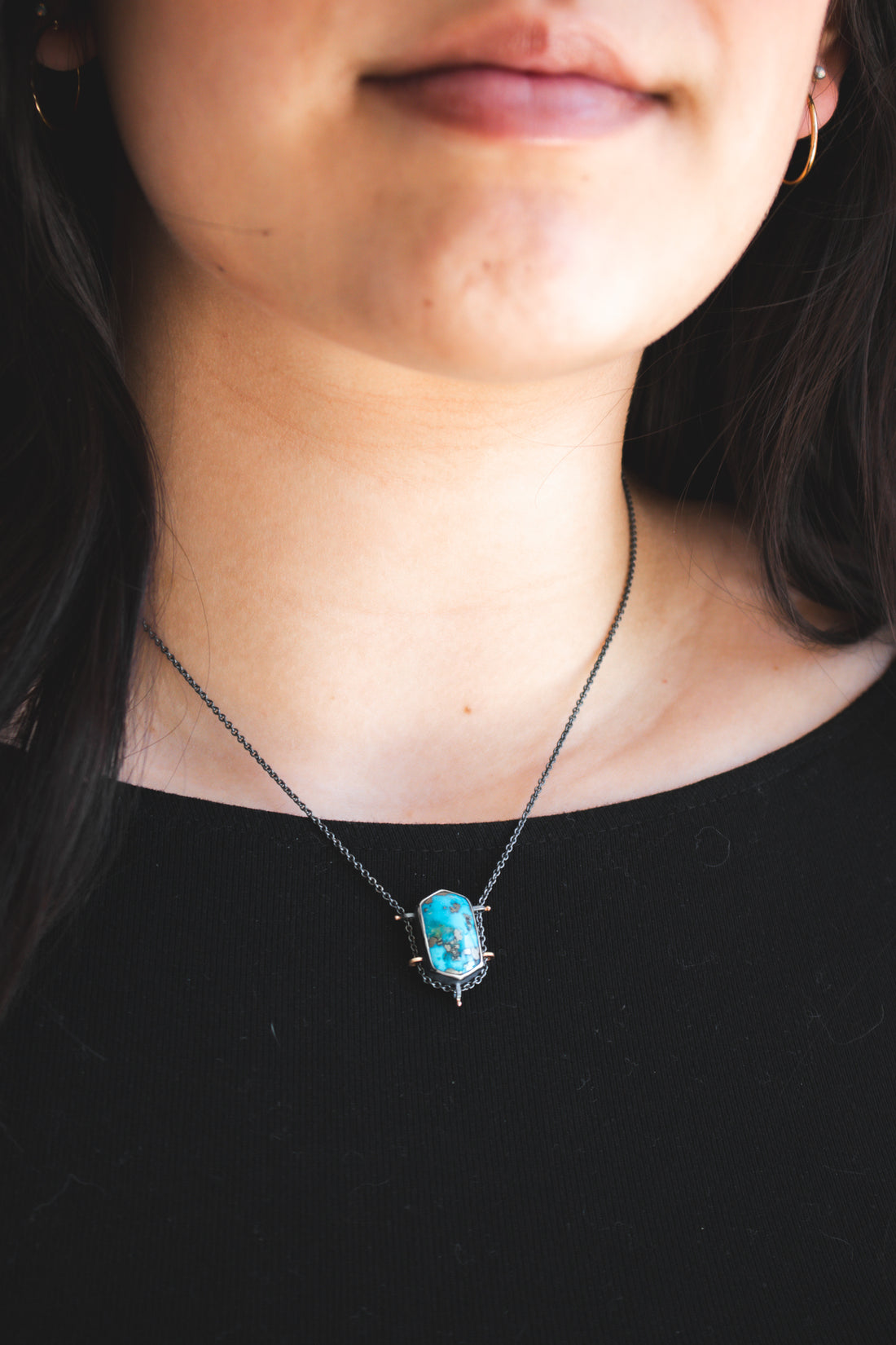 Persian Turquoise 14k Necklace