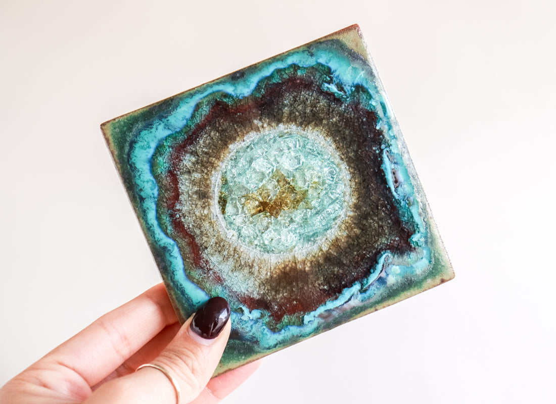 Set of 4 Coasters | Green