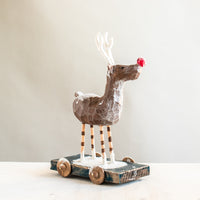 Carved Reindeer | Blue