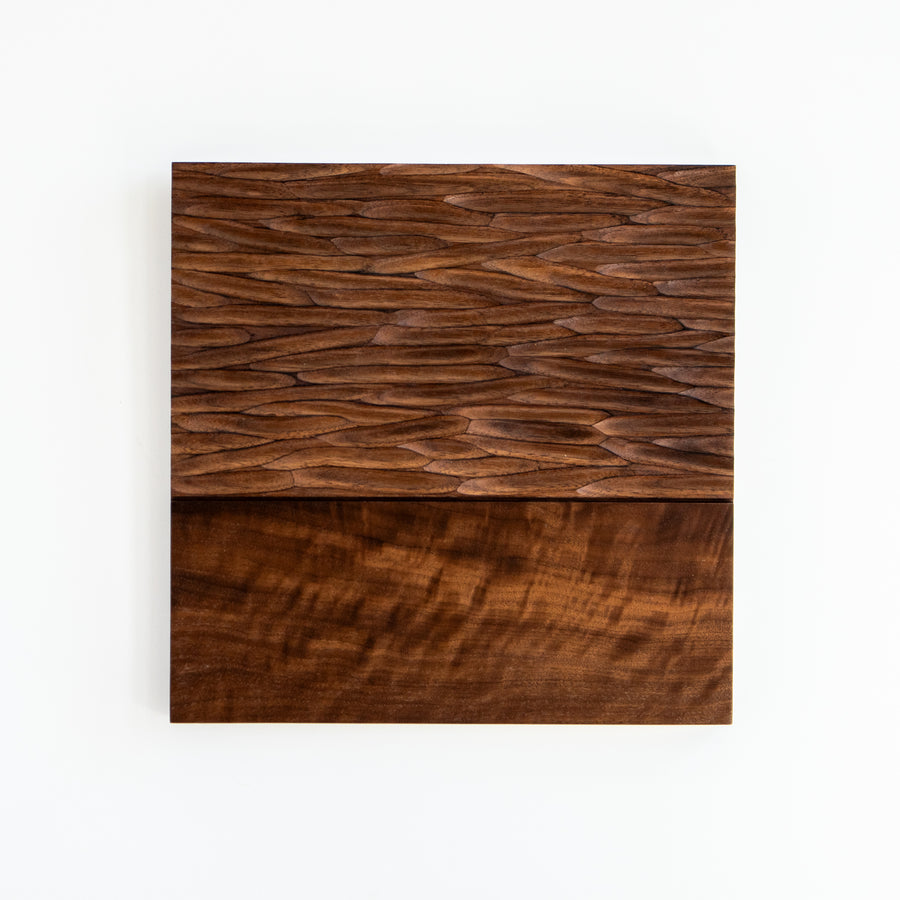 12x12 Wood Square | Walnut no.6
