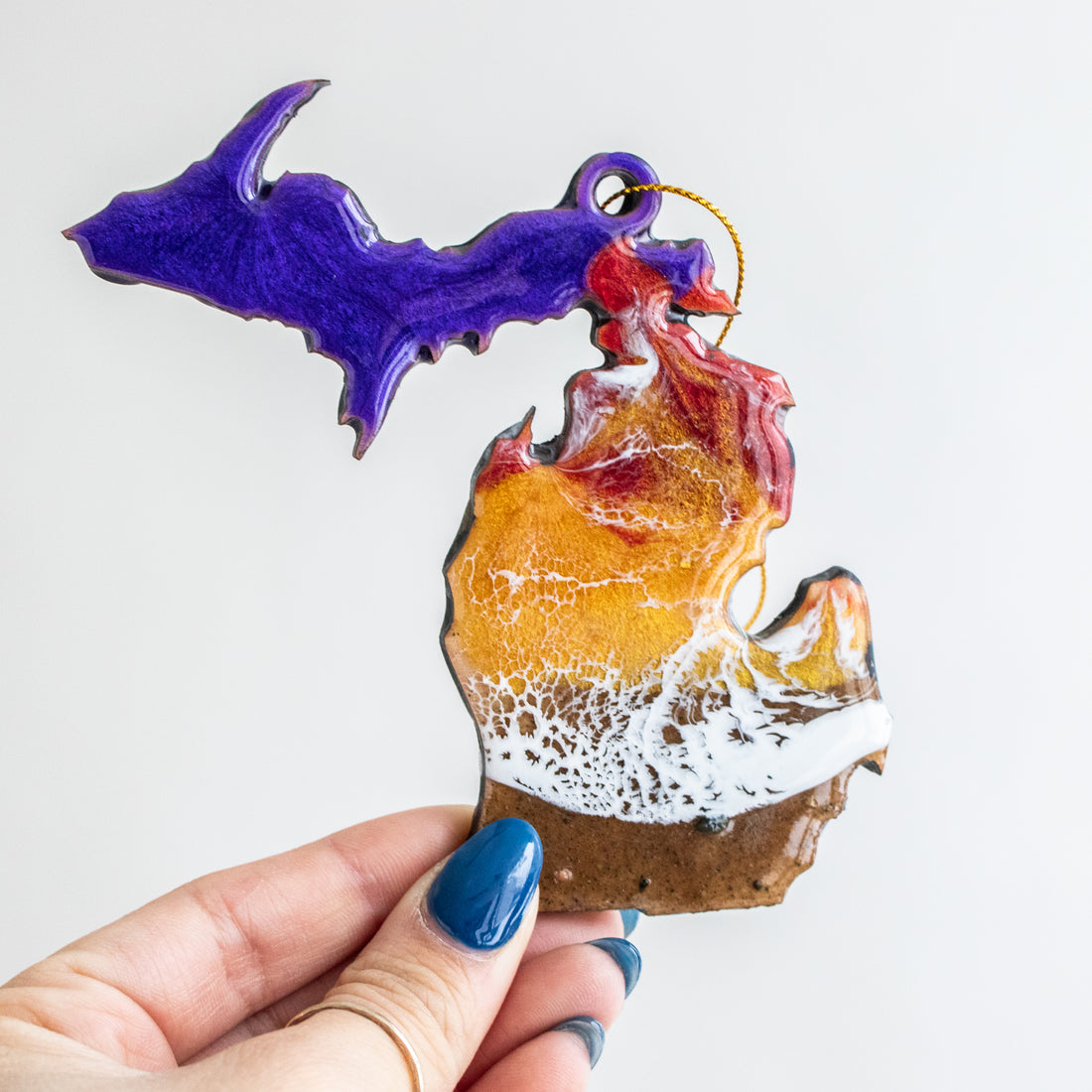 Michigan Sunset Ornament