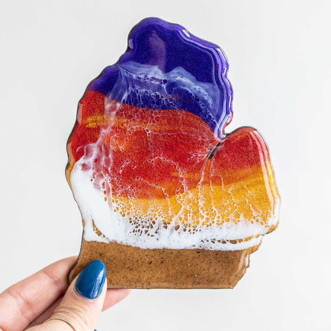 Michigan Sunset Coaster