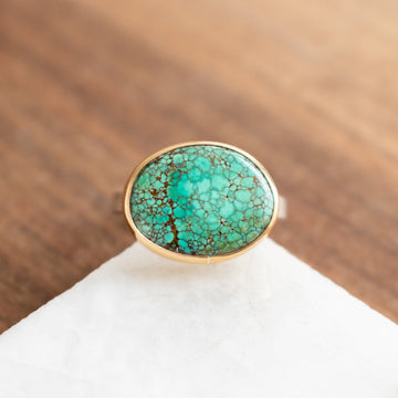 Size 8 | Hubei Turquoise Ring no.1