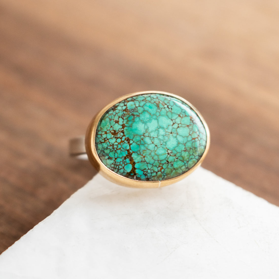 Size 8 | Hubei Turquoise Ring no.1