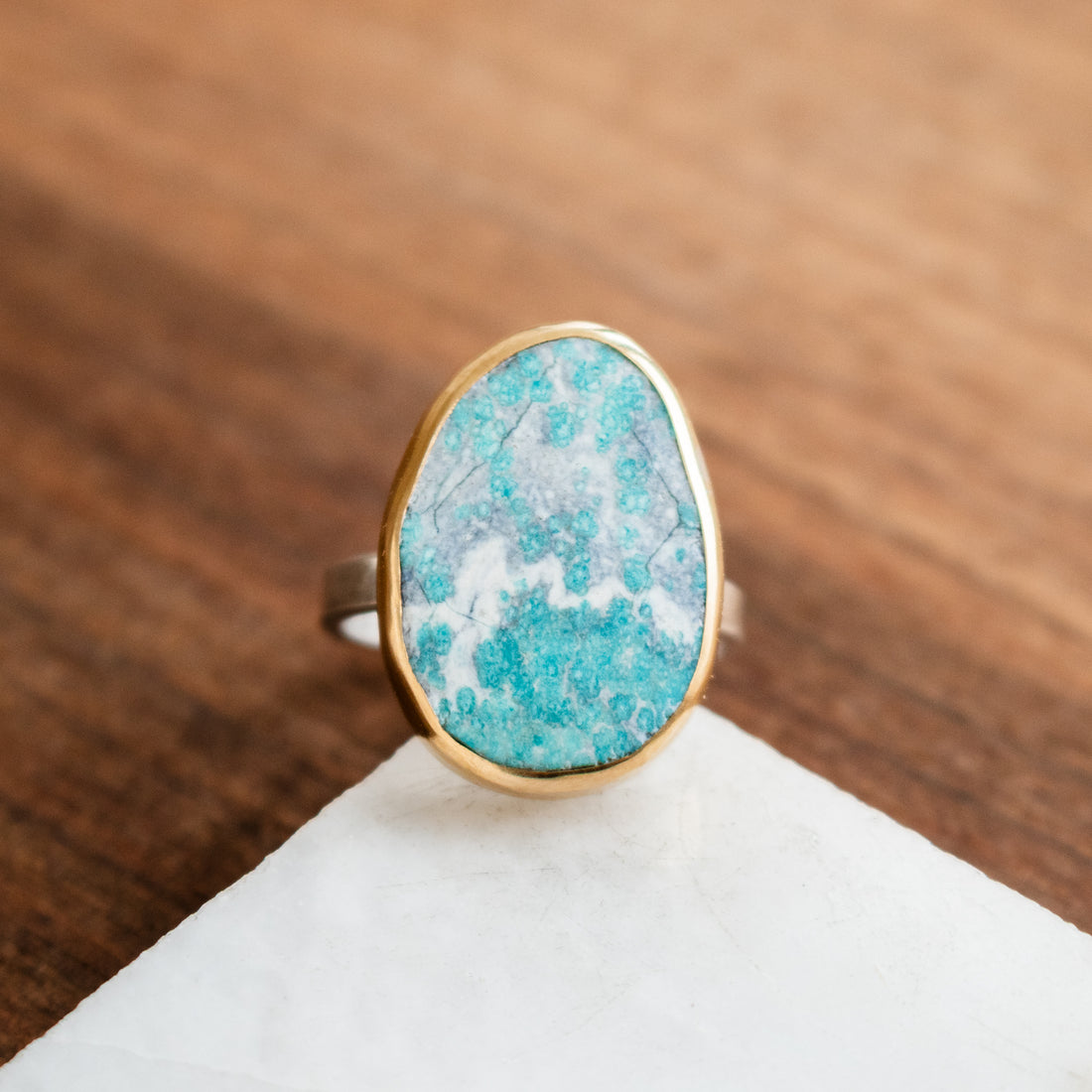 Size 7.5 | Hubei Turquoise Ring no.1