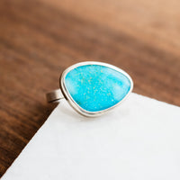 Size 8.5 | Hubei Turquoise Ring no.1