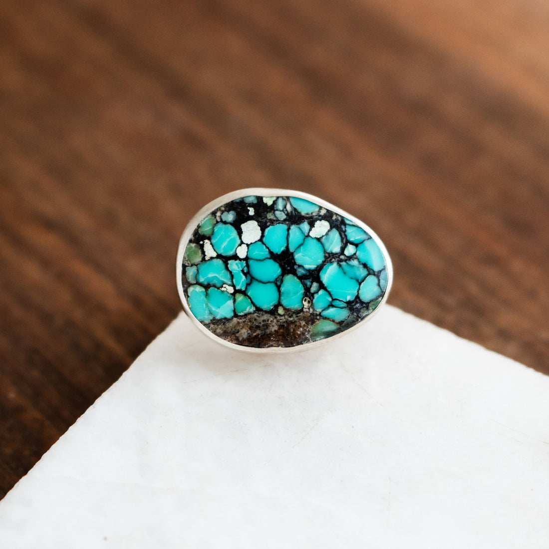 Size 7.5 | Hubei Turquoise Ring no.2