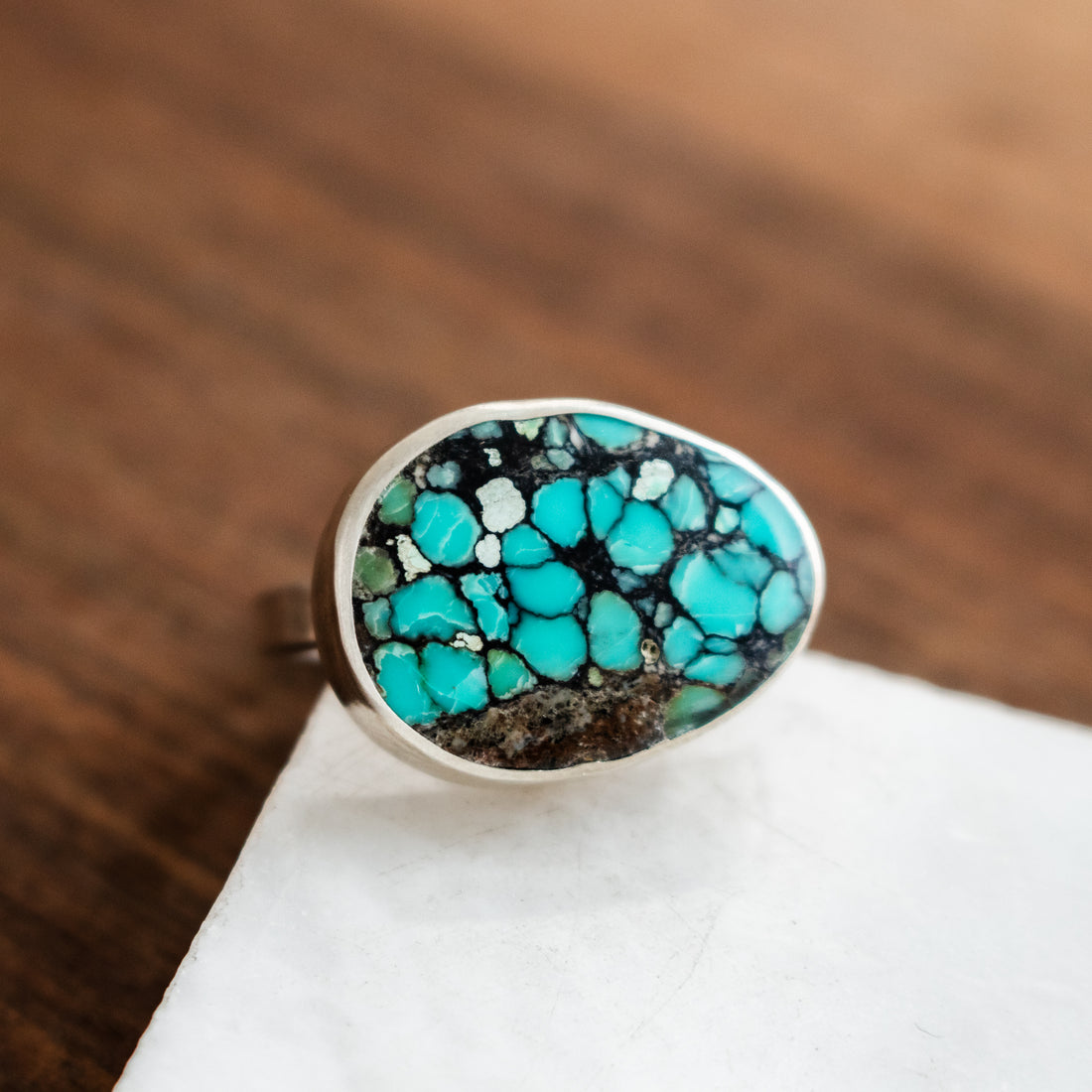 Size 7.5 | Hubei Turquoise Ring no.2