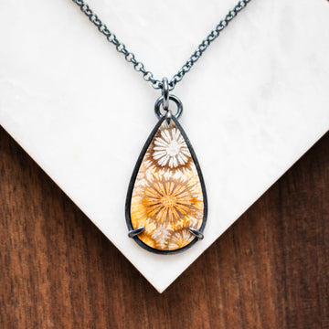 Fossilized Coral Necklace
