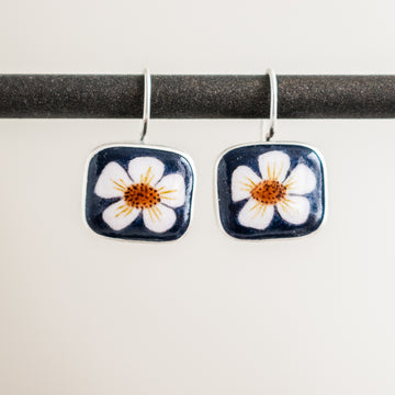 Daisy Enamel Earrings