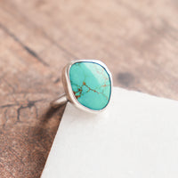 Size 5.75 | Turquoise Round Ring