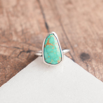 Size 6.75 | Turquoise Oblong Ring