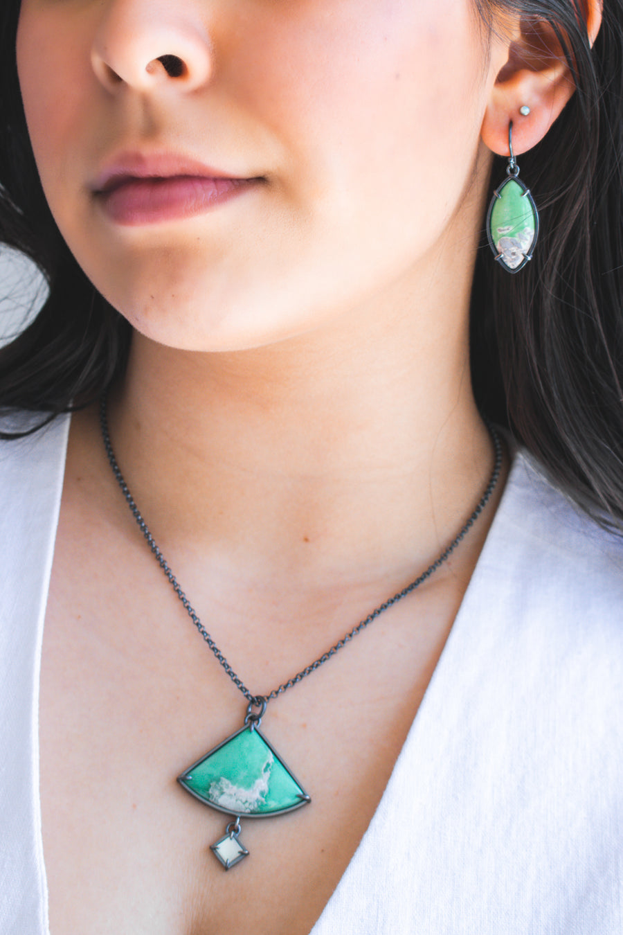 Australian Variscite Earrings