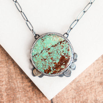 Turquoise Forest Floor Necklace no.5